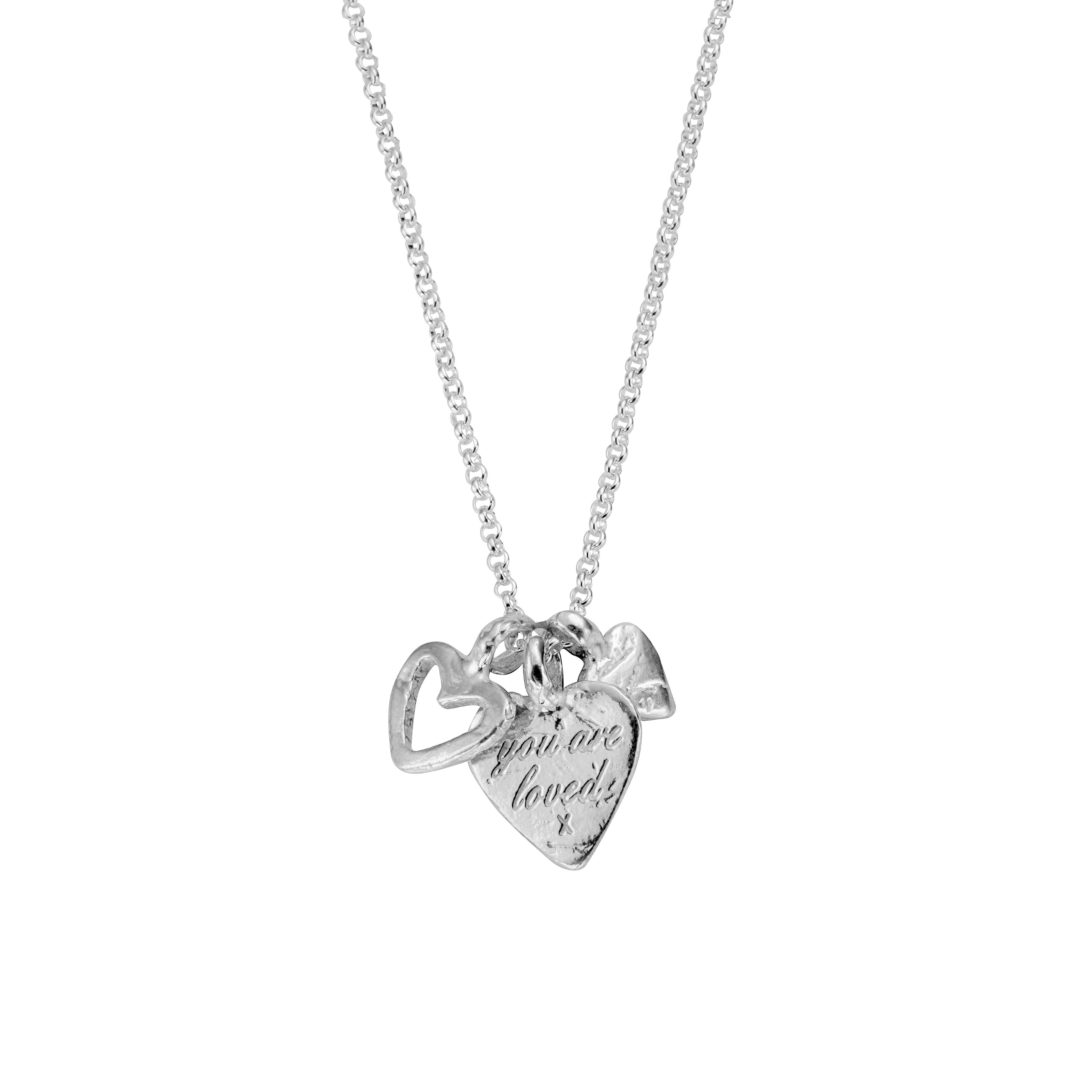 Silver A Lot Of Love Necklace