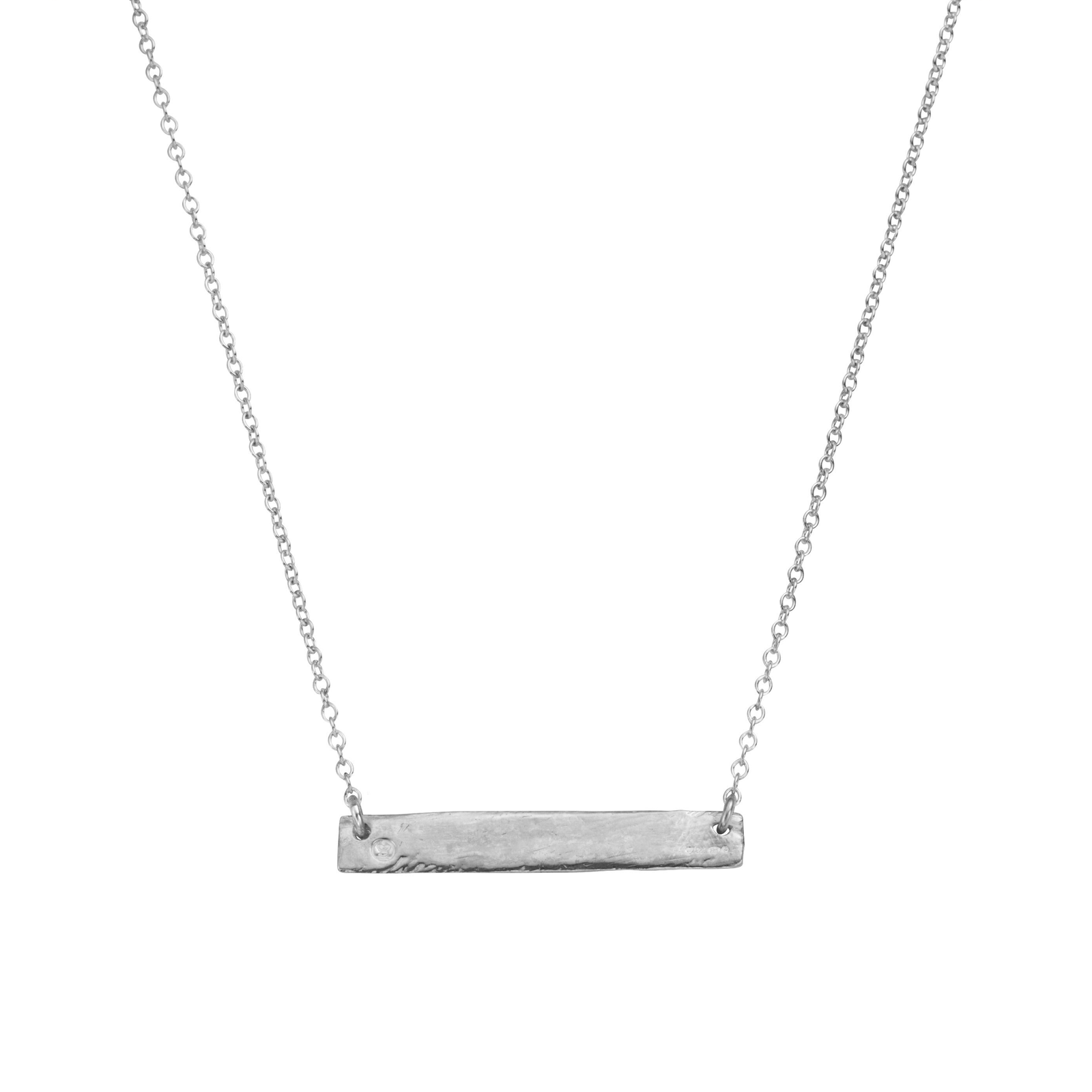 Silver Bar Necklace