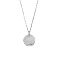 Silver Trio Diamond Midnight Moon Necklace