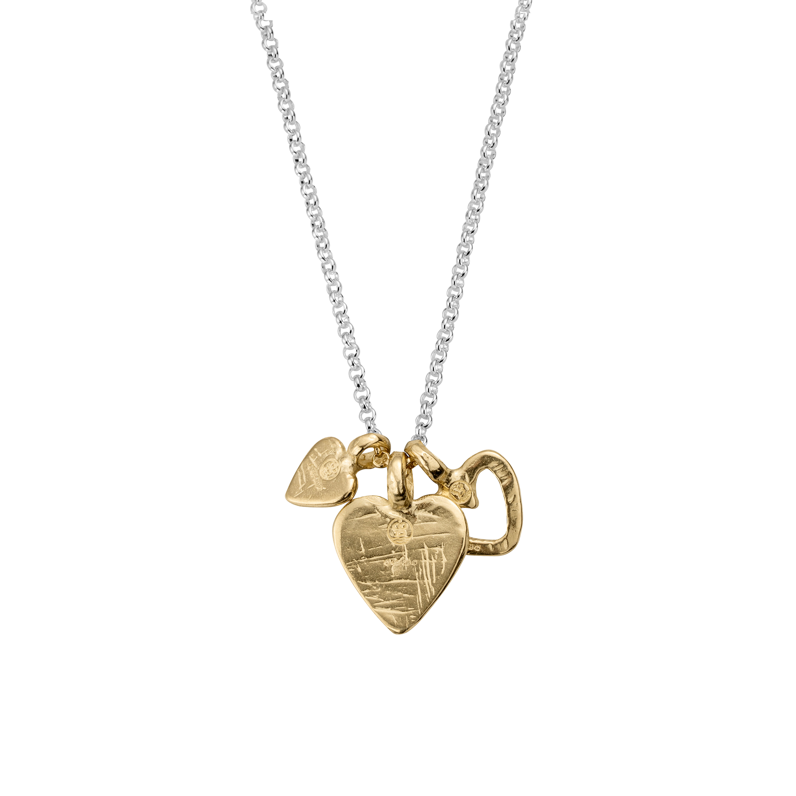 Silver & Gold A Lot of Love Necklace