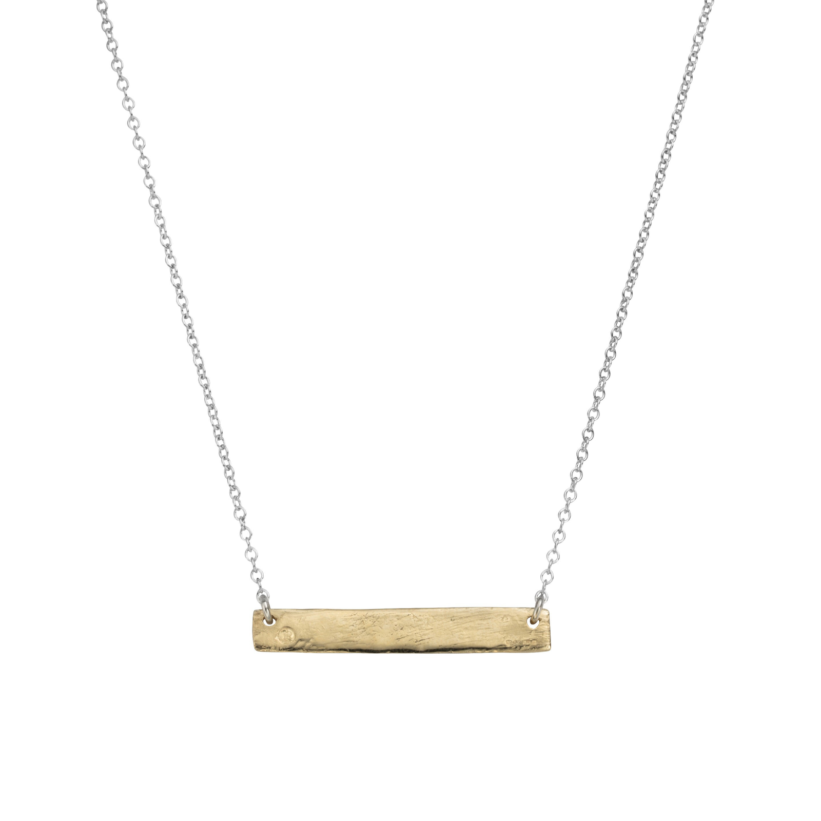 Silver & Gold Bar Necklace