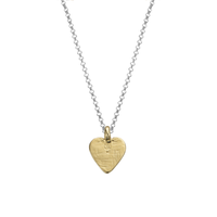 Silver & Gold Medium You Are Loved Necklace