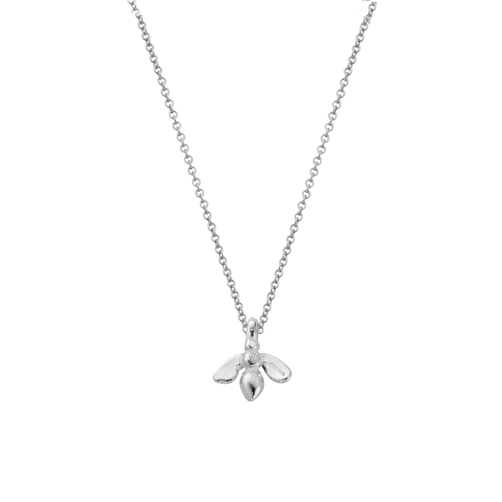 Silver Mini Honey Bee Necklace