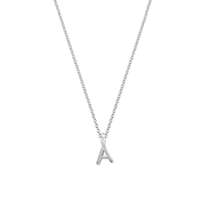 Silver Mini Alphabet Necklace