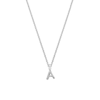 Silver Mini Alphabet Necklace