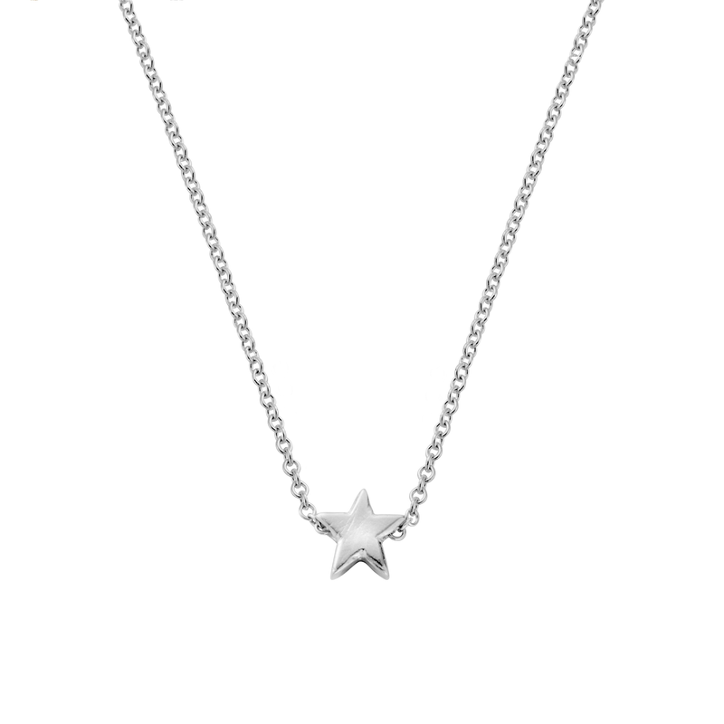 Silver Wishing Star Necklace