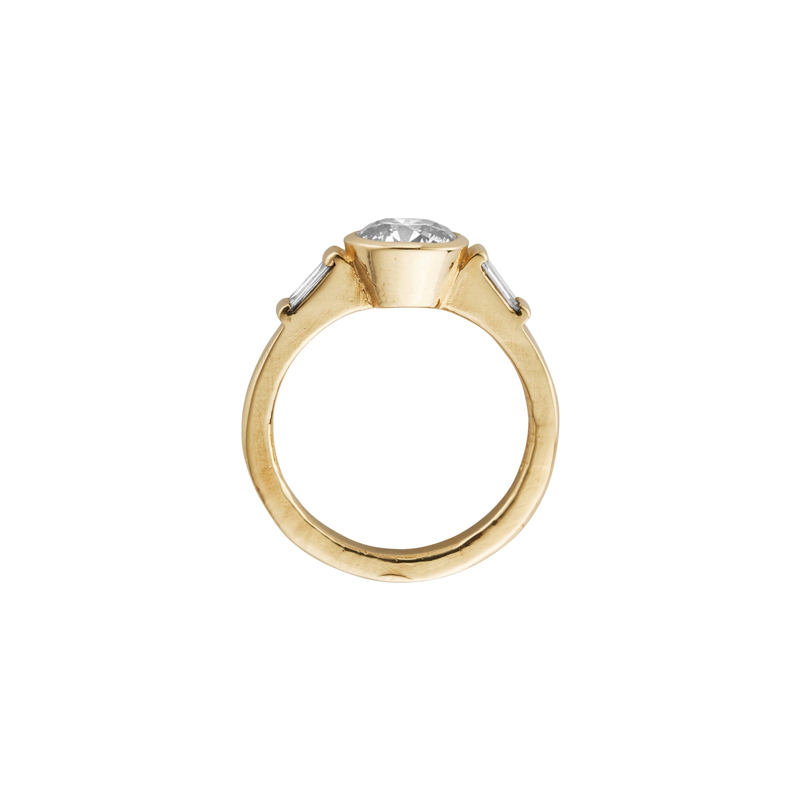 SOLEIL Gold Champagne Diamond Ring