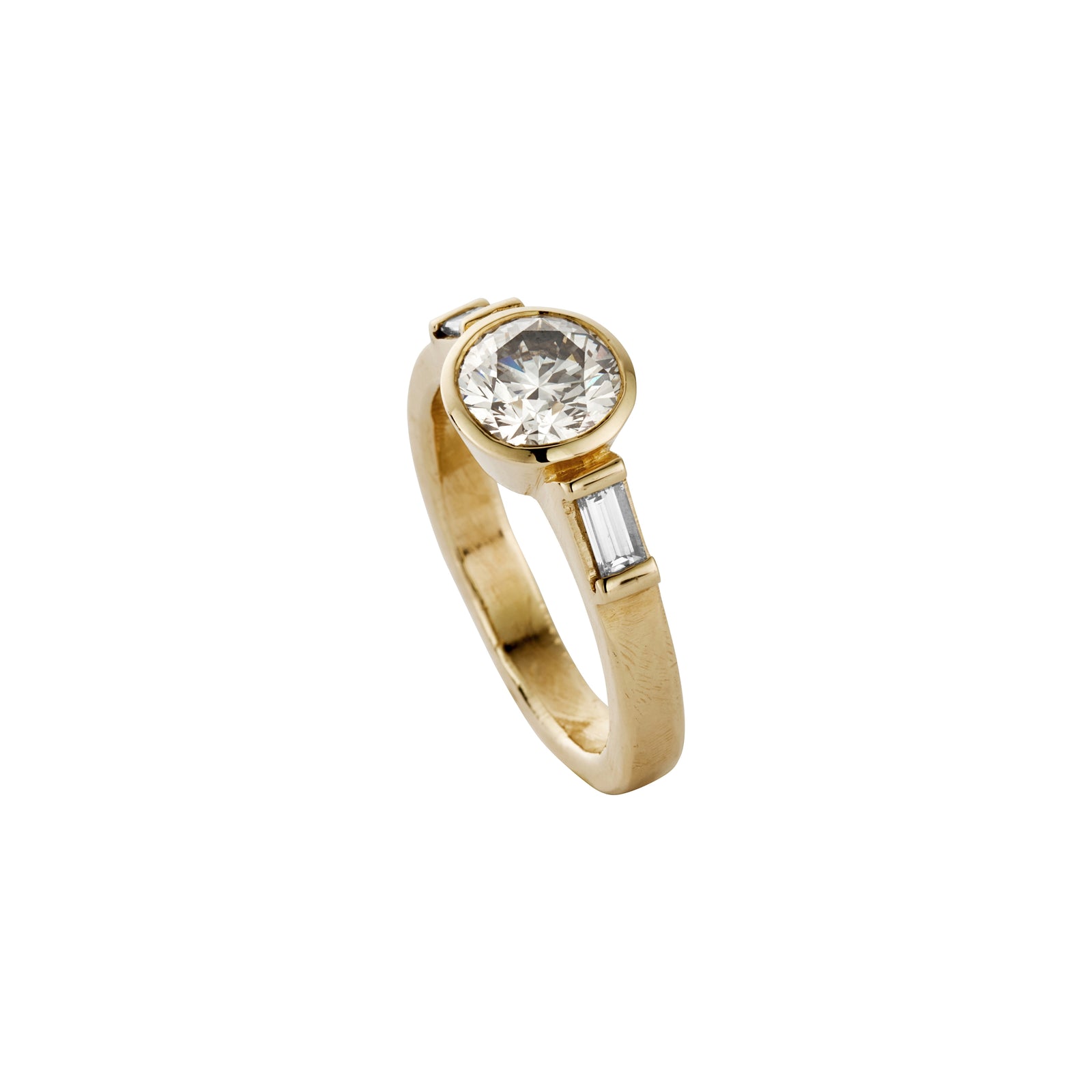 SOLEIL Gold Champagne Diamond Ring
