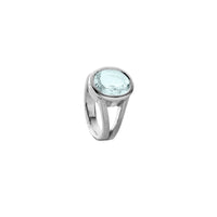 SOSA Silver Zimbaqua Aquamarine Ring