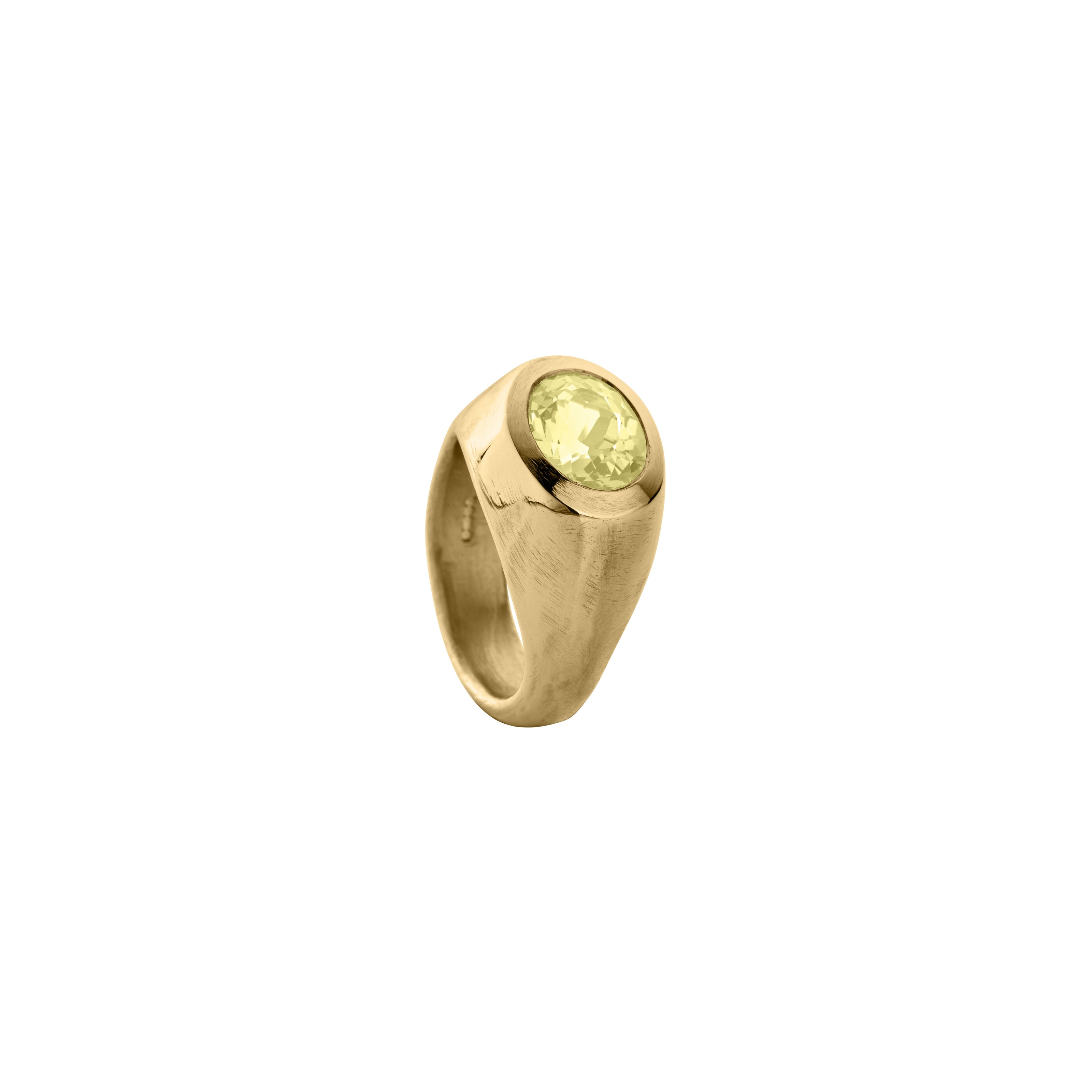 SUNNIVA Gold Zimbaqua Beryl Ring