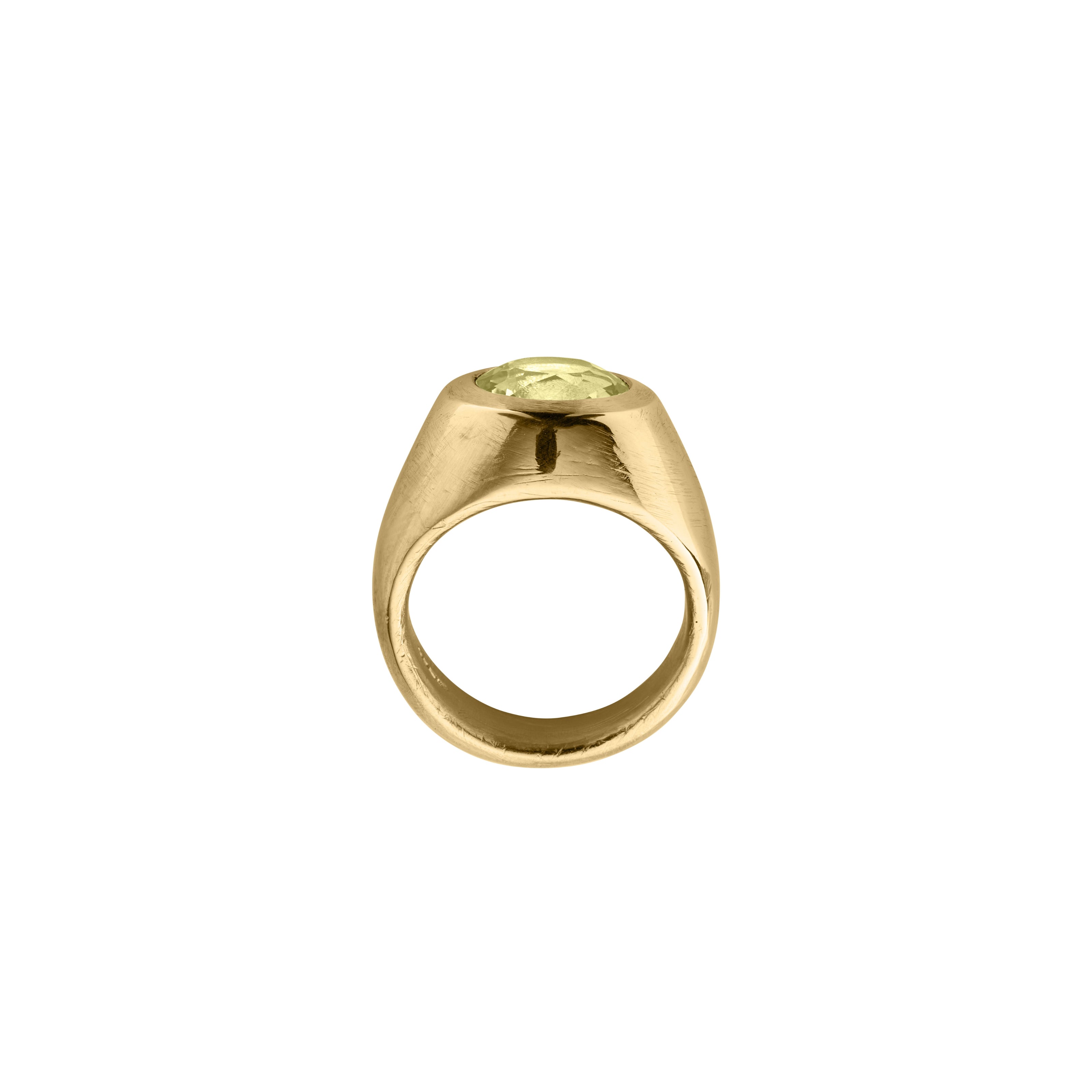 SUNNIVA Gold Zimbaqua Beryl Ring