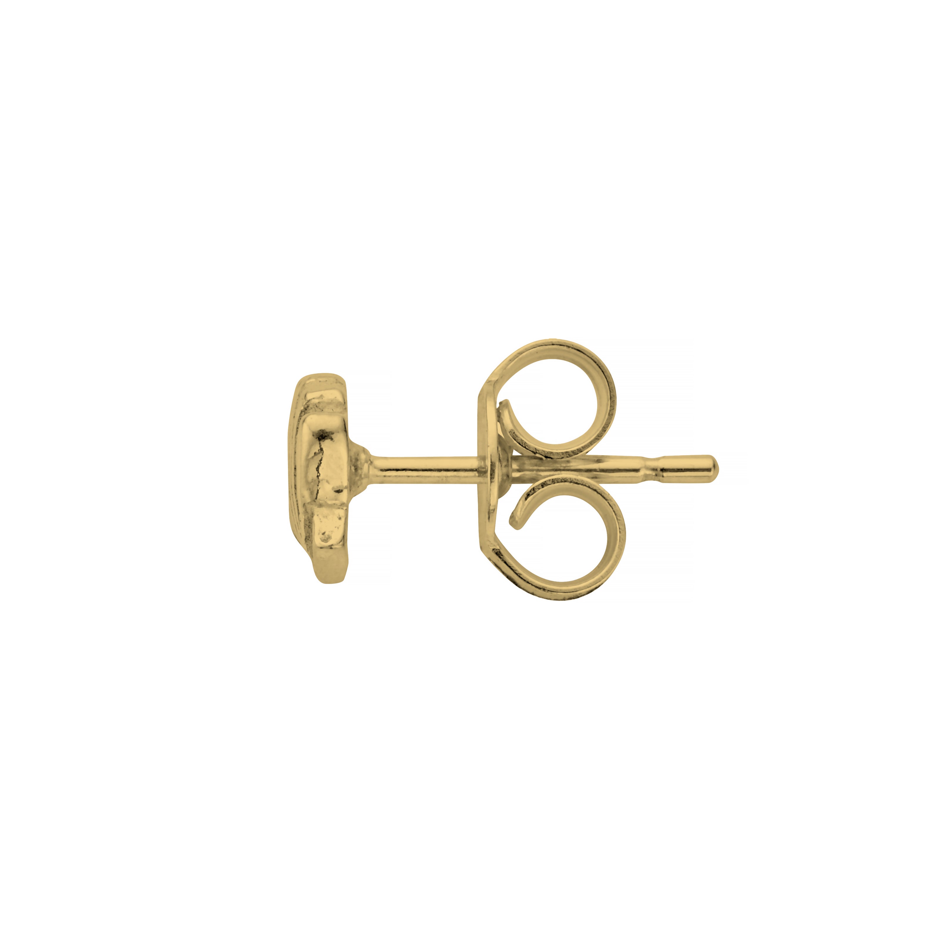 Gold Tiny Scallop Shell Ear Charm