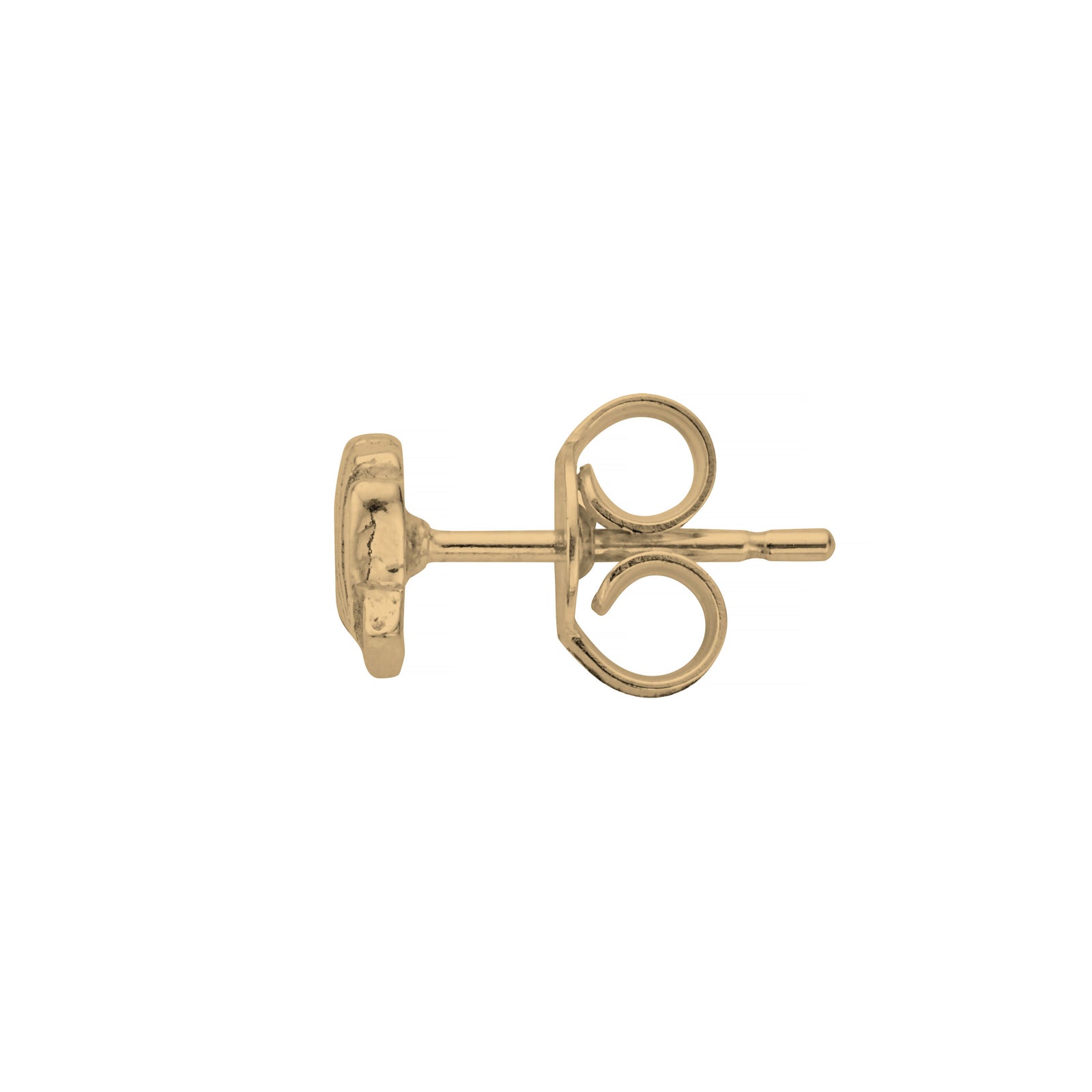 Gold Tiny Scallop Shell Ear Charm