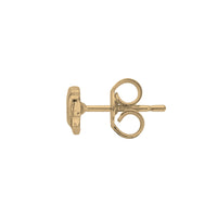 Gold Tiny Scallop Shell Ear Charm