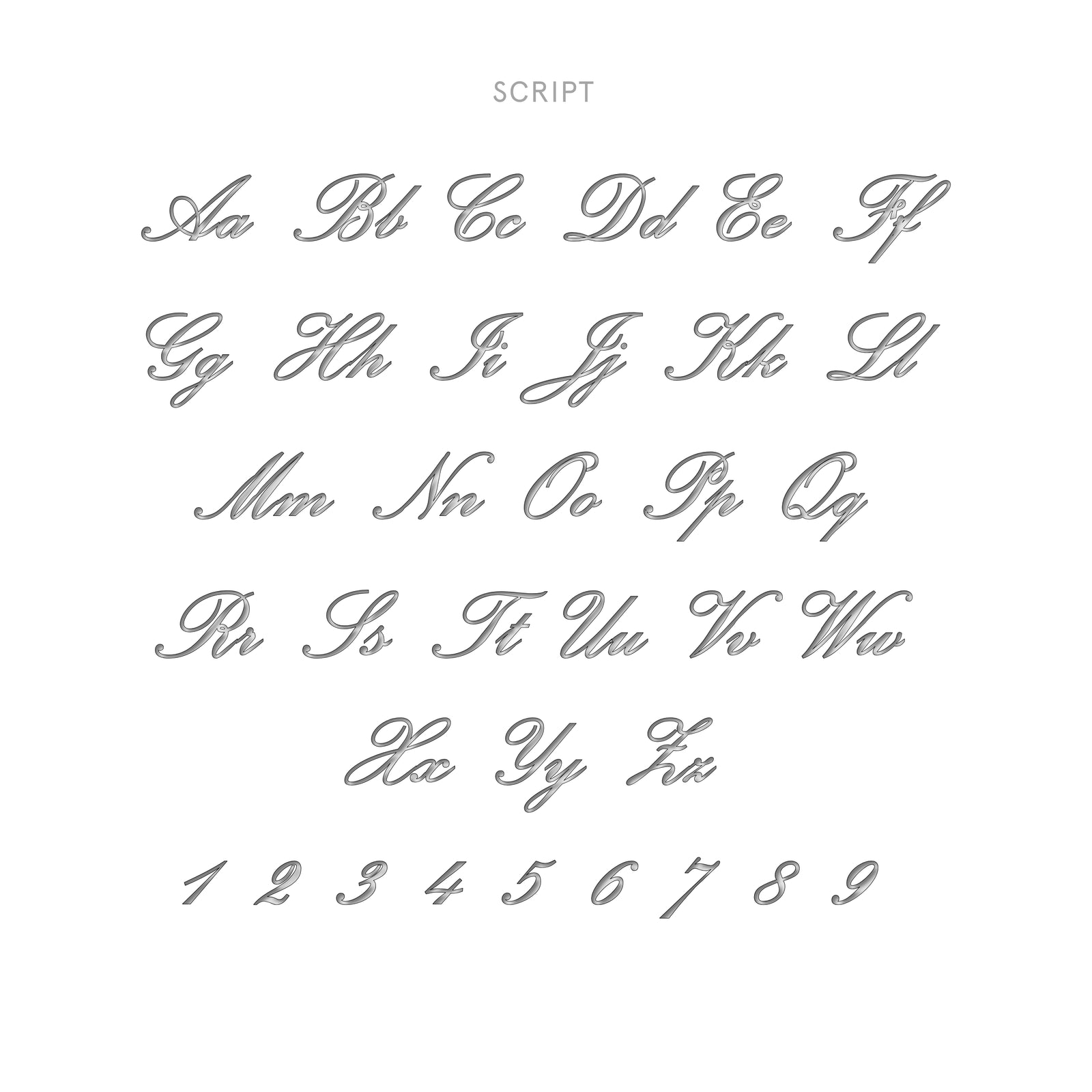 Silver Large Moon Bangle