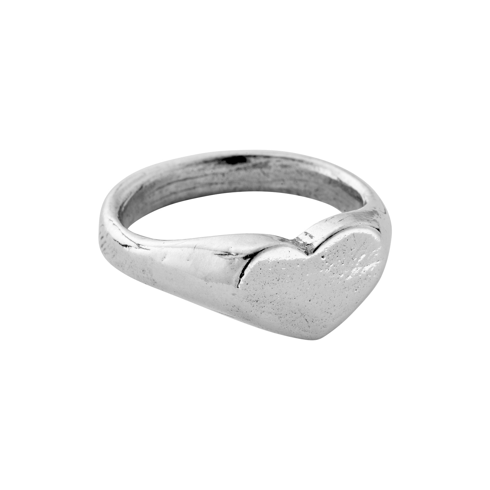 Silver Sweetheart Signet Ring