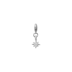 Silver Baby North Star Lobster Charm