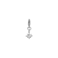 Silver Baby North Star Lobster Charm