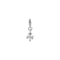 Silver Baby Shamrock Lobster Charm