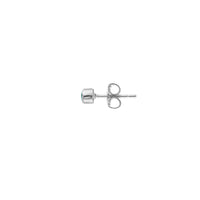 Silver Blue Topaz 'Balance' Stud Earring