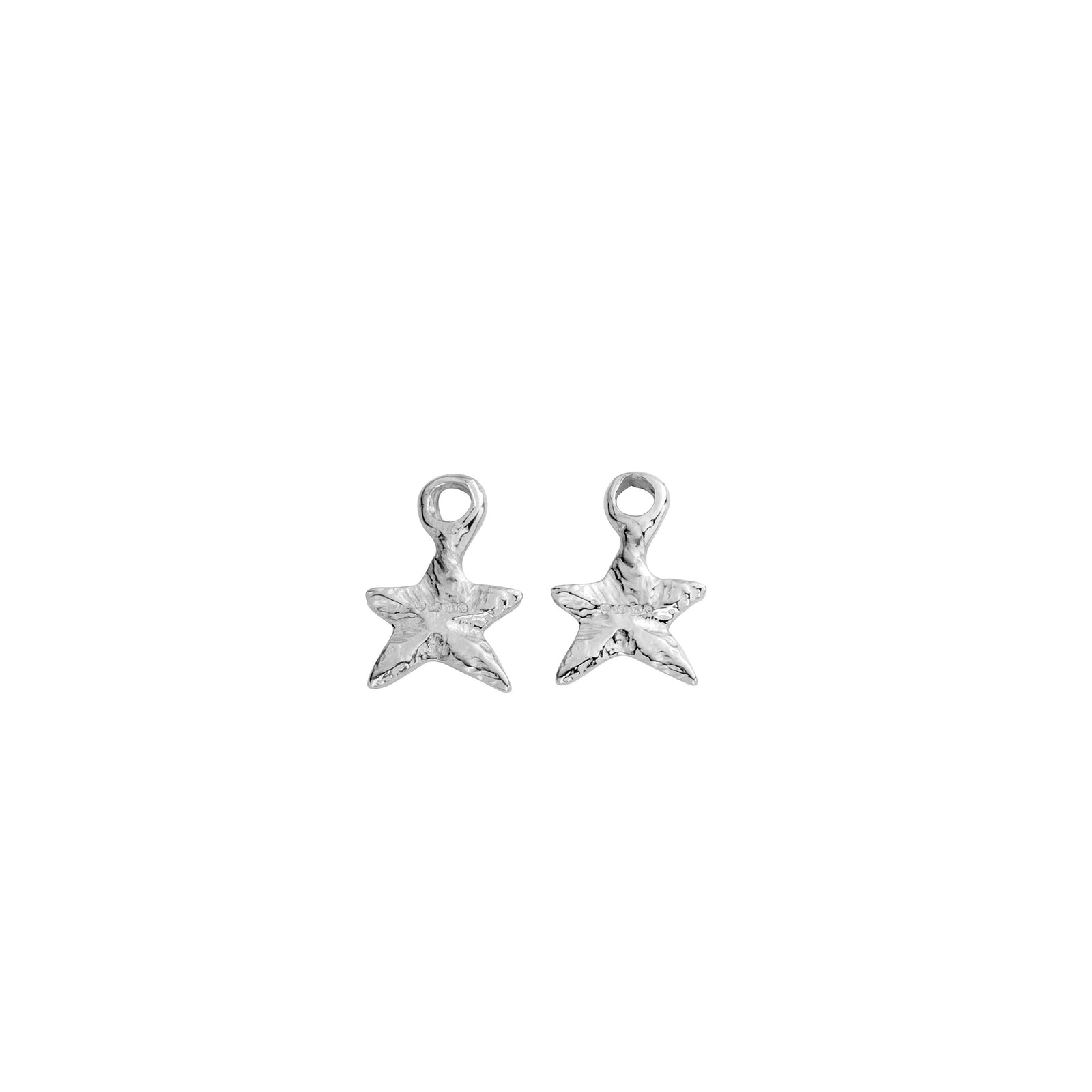 Silver Mini Star Earring Charms