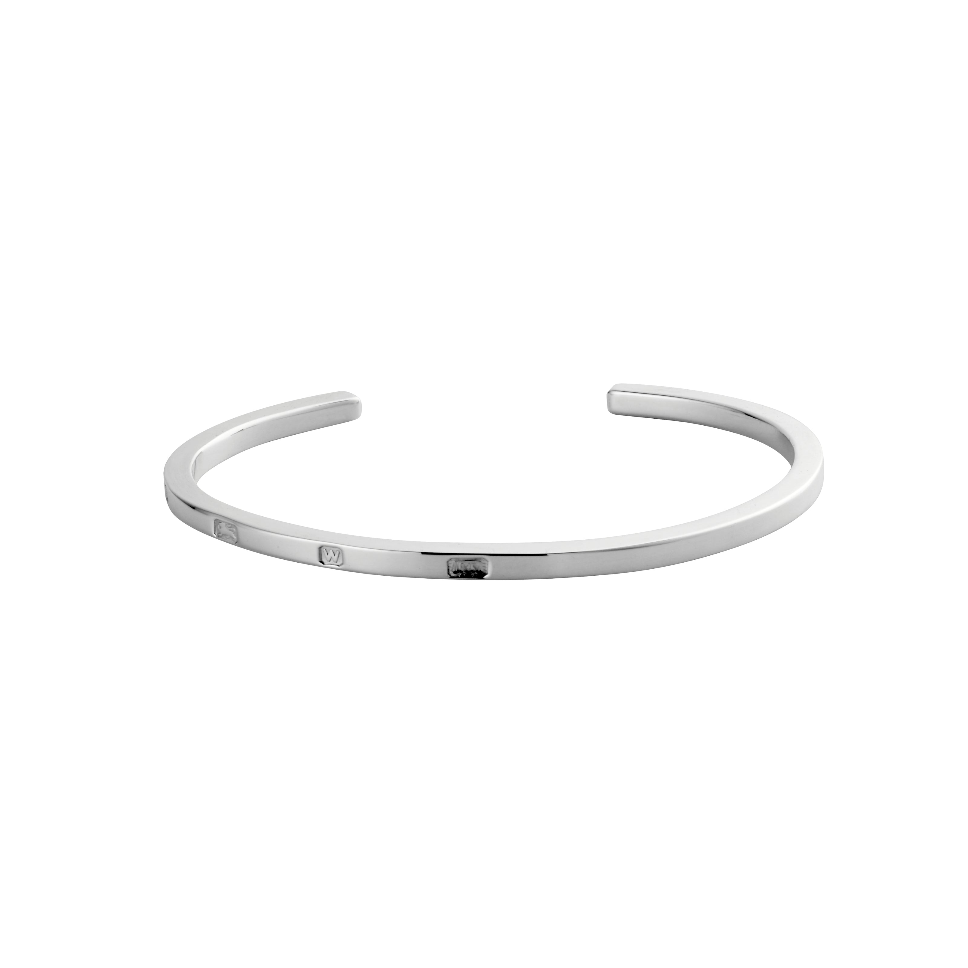 Silver Feature Hallmark Cuff