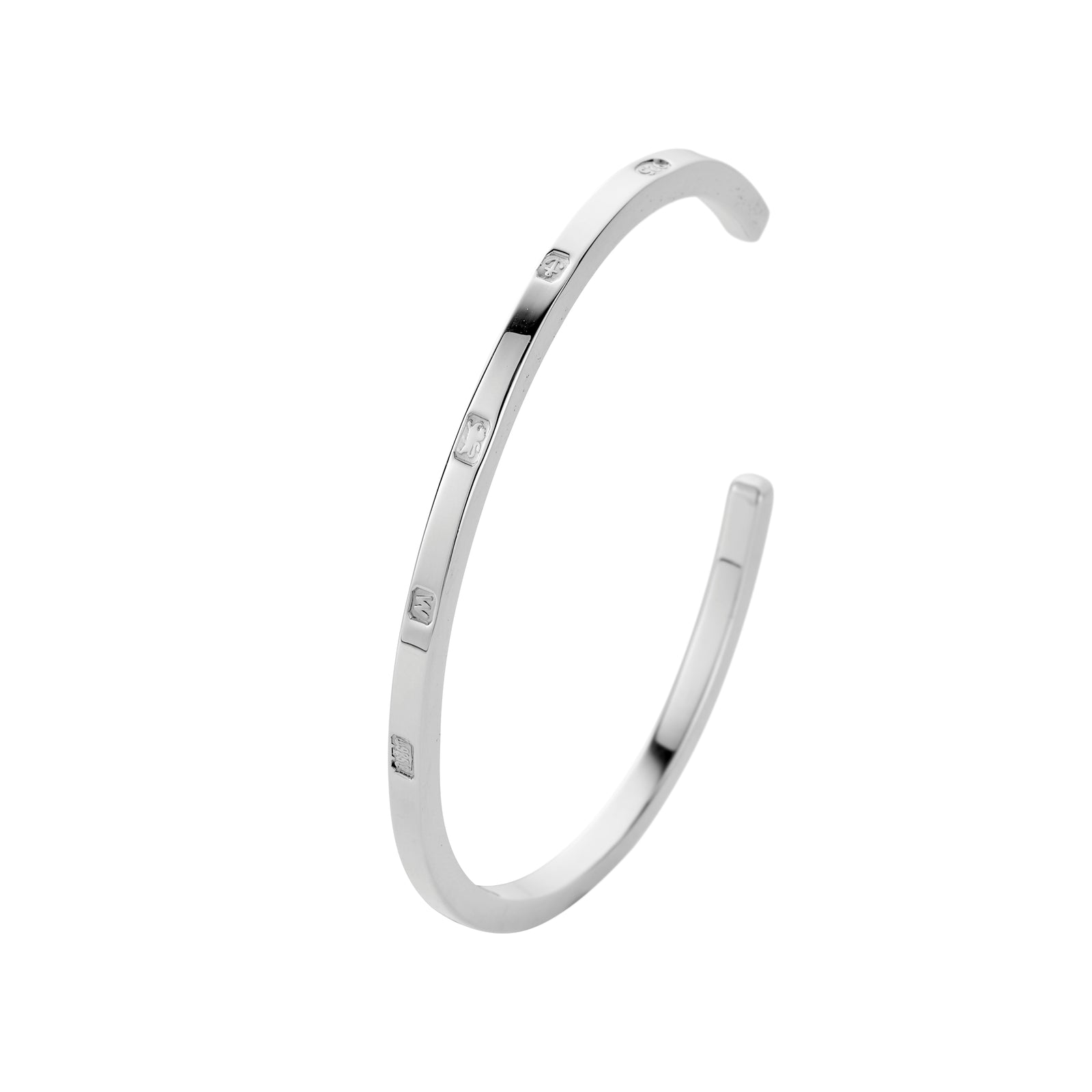 Silver Feature Hallmark Cuff