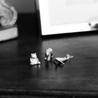 'Neptune' Silver Whale Keepsake