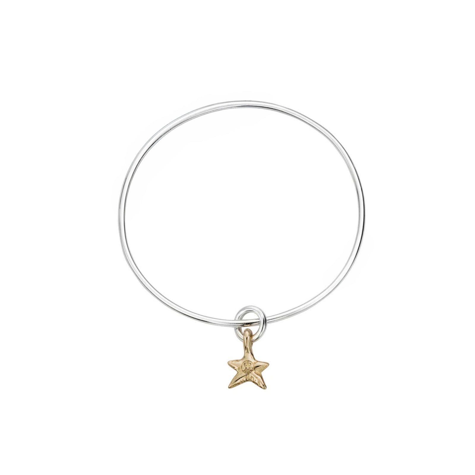 Silver & Gold Mini Star Bangle