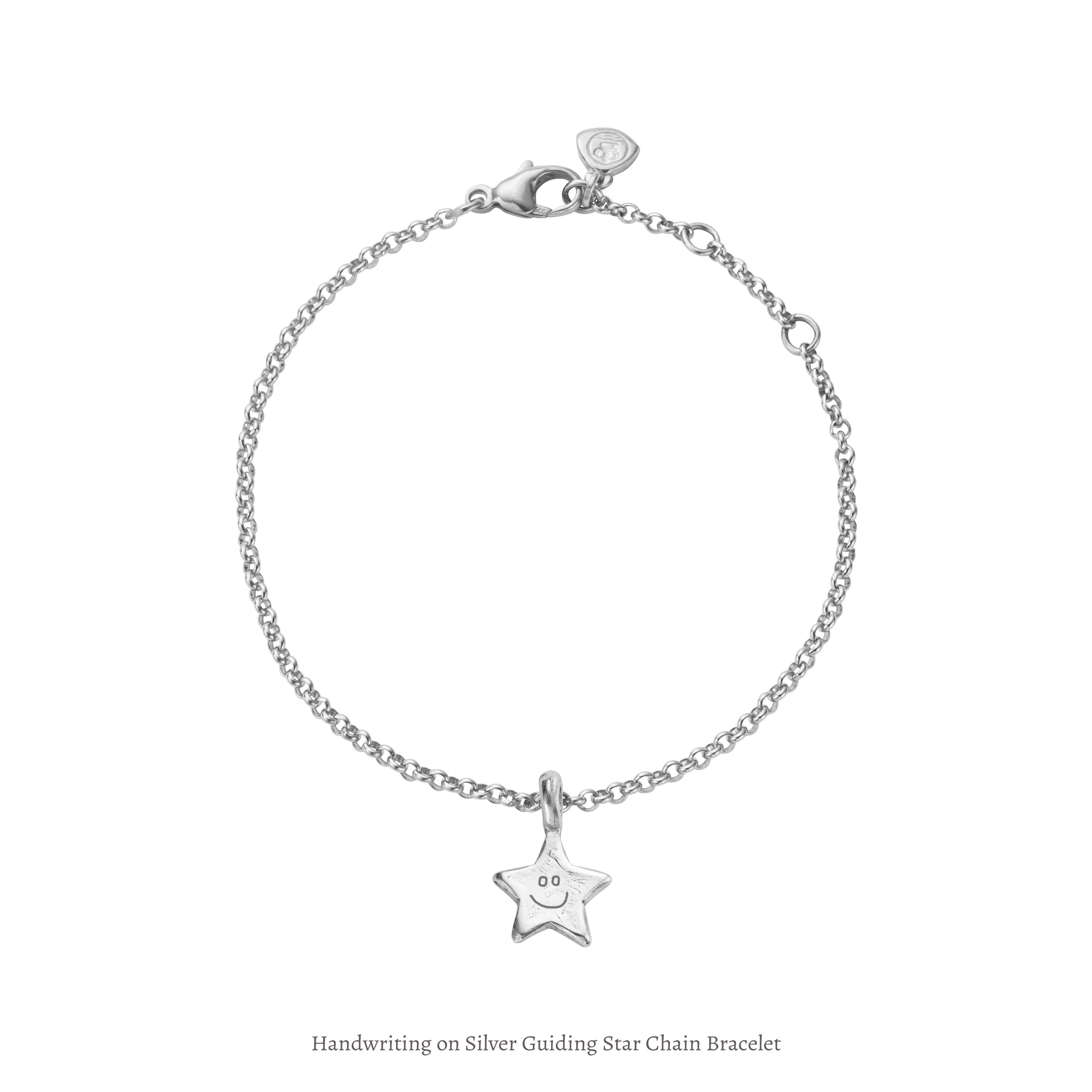 Silver Guiding Star Chain Bracelet