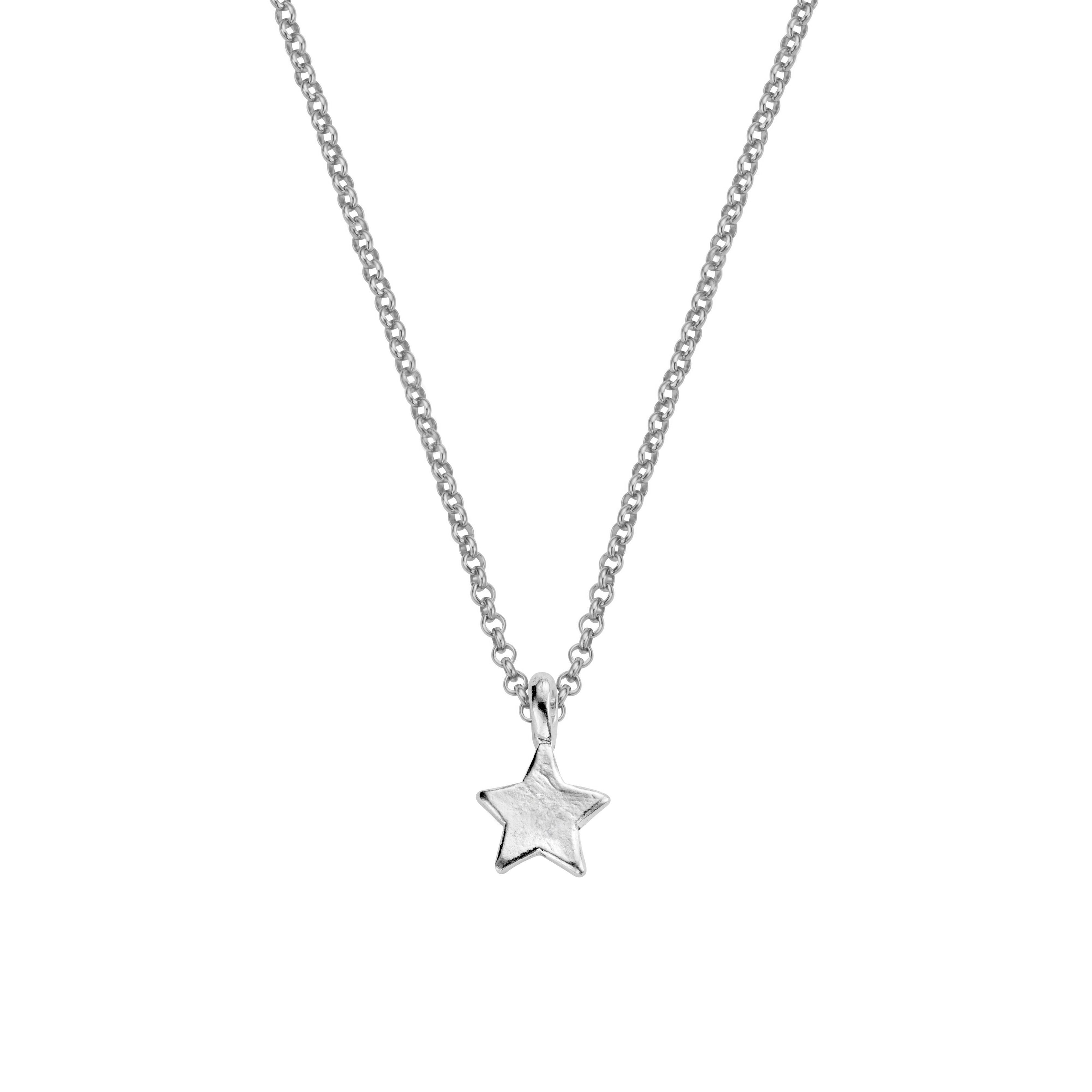 Silver Guiding Star Necklace
