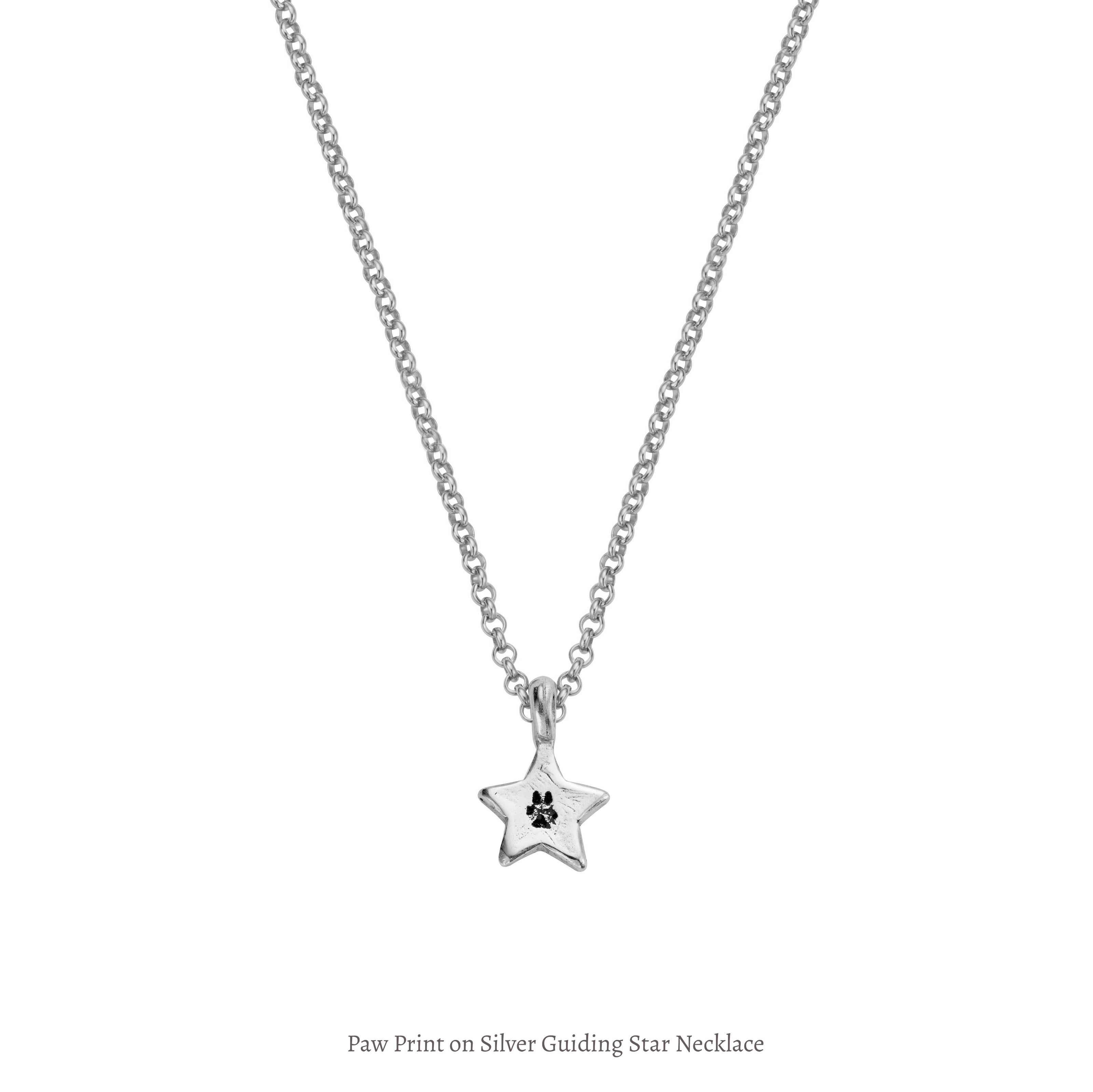 Silver Guiding Star Necklace