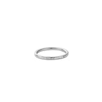 Silver Hammered Stack Ring Party