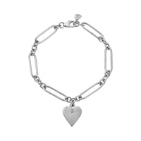 Silver 'I Love You' Love Token Bracelet