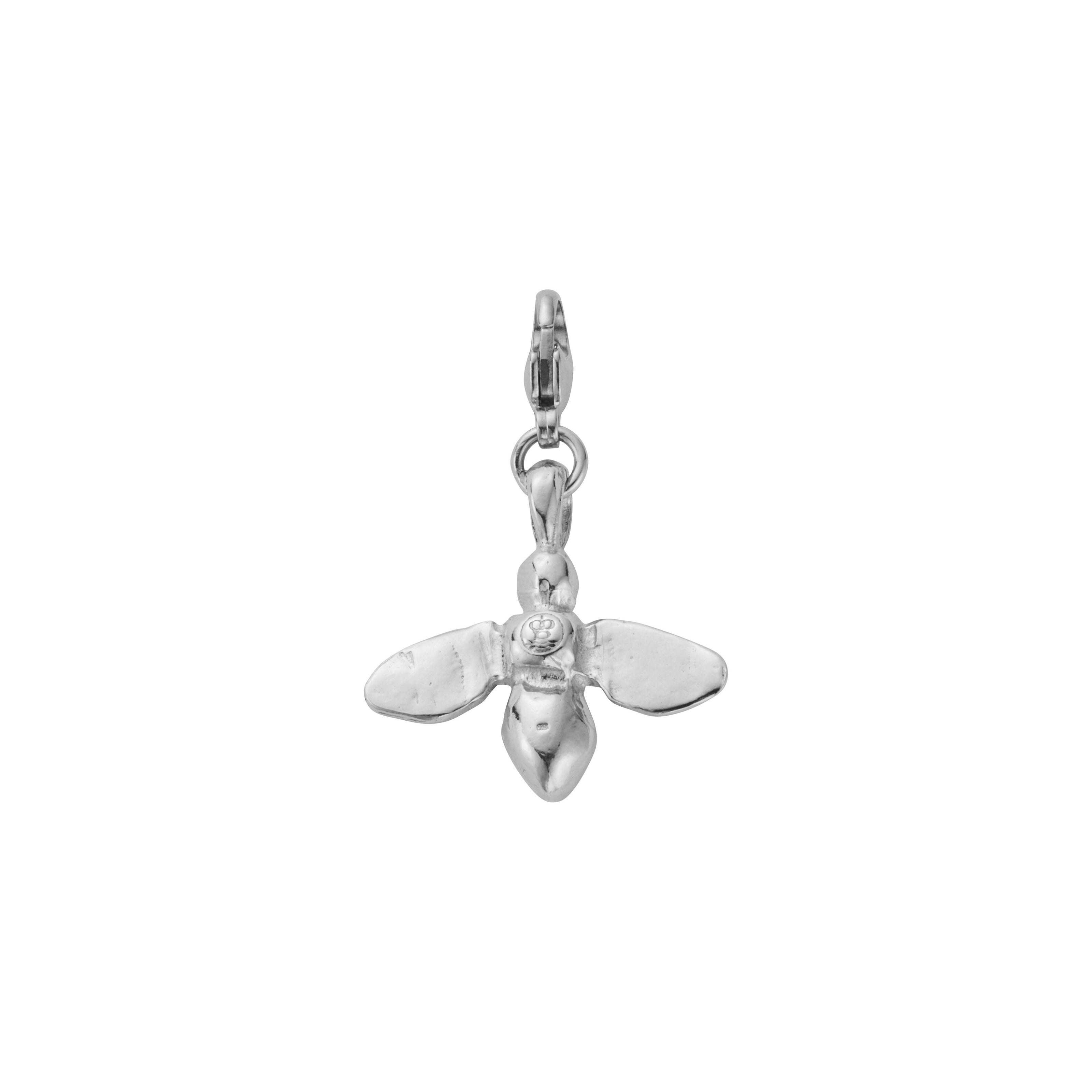 Silver Large Honey Bee Lobster Charm