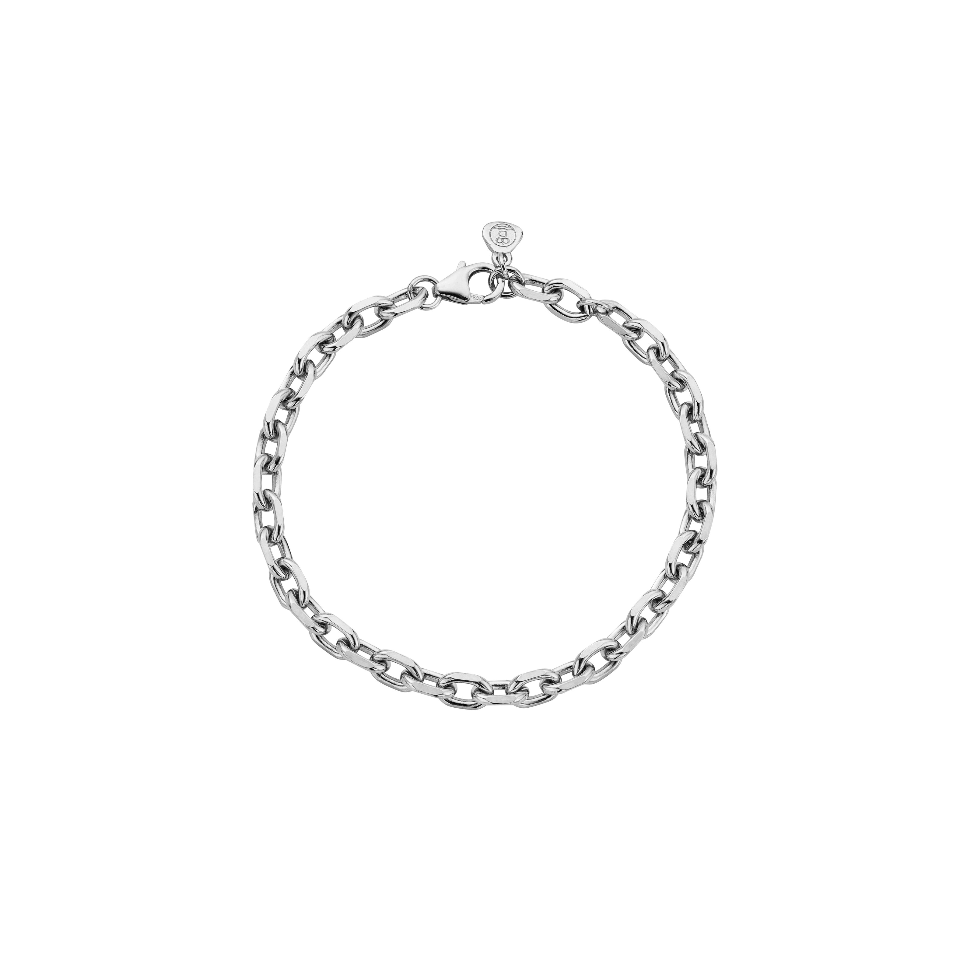 Silver Maxi Oxford Chain Bracelet