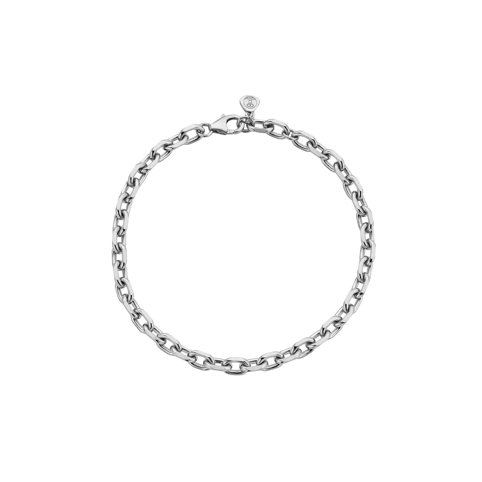 Silver Maxi Oxford Chain Bracelet