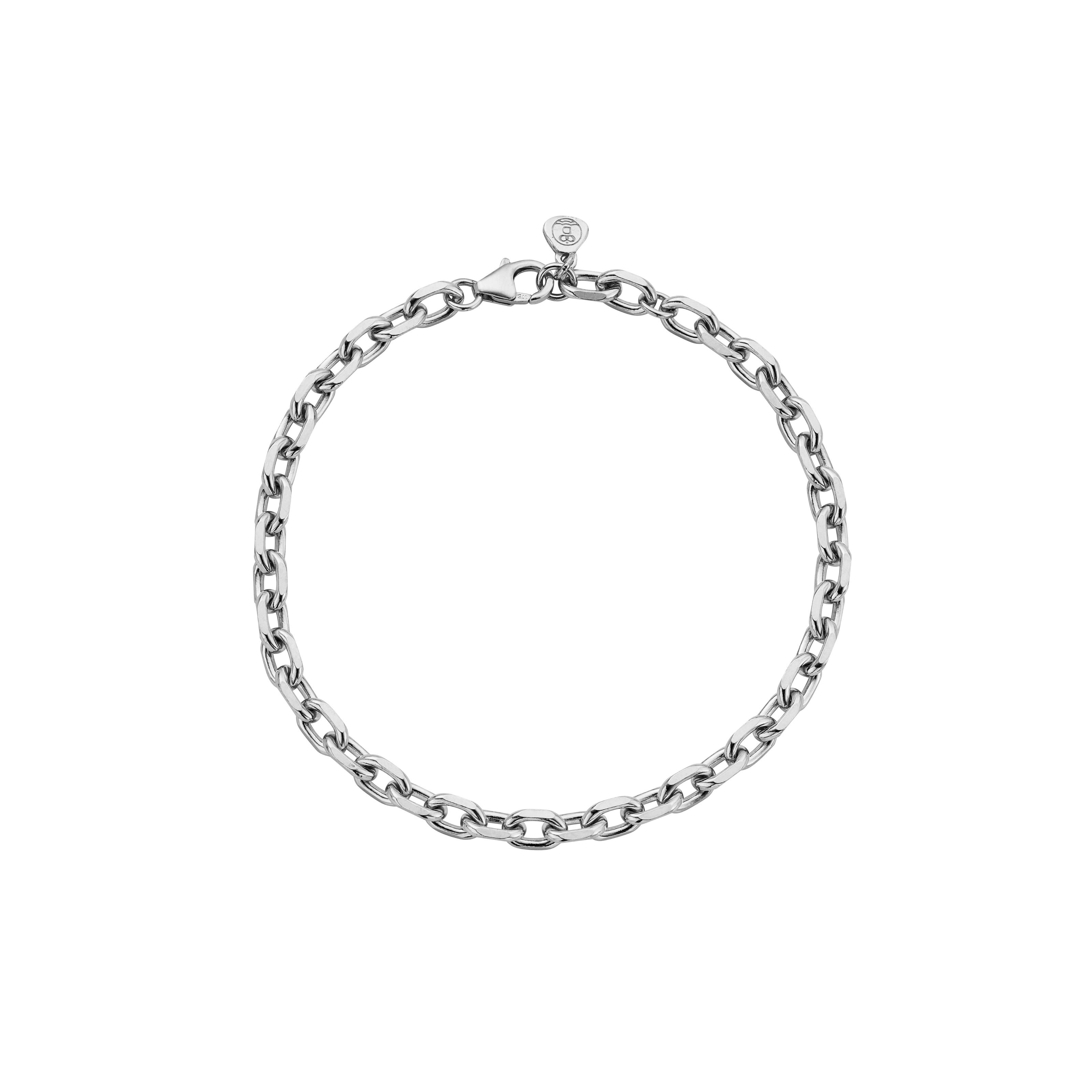Silver Maxi Oxford Chain Bracelet