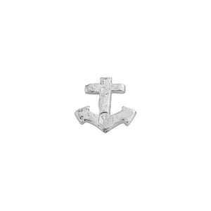 Silver Little Anchor Single Ear Charm