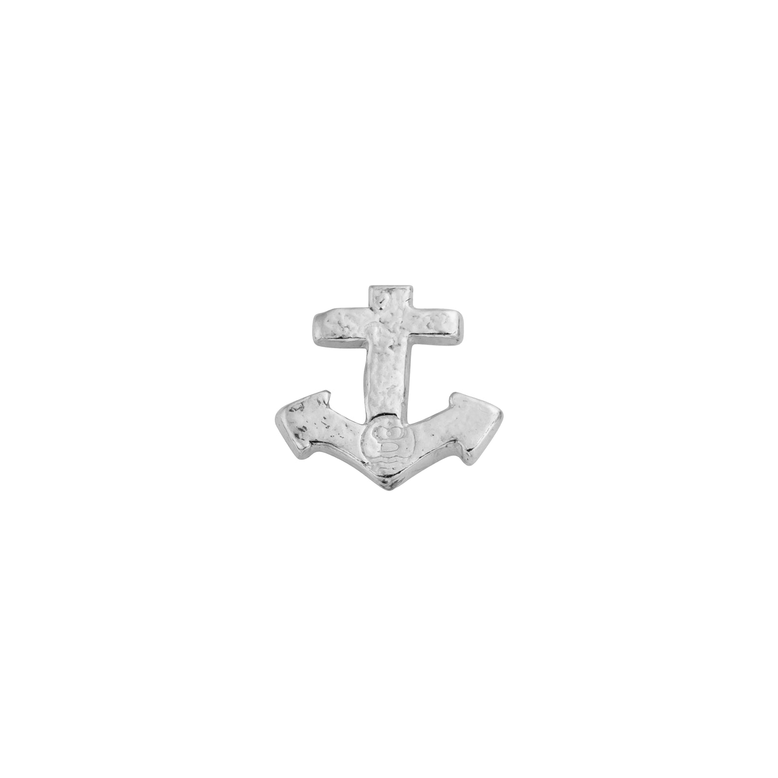 Silver Little Anchor Single Ear Charm