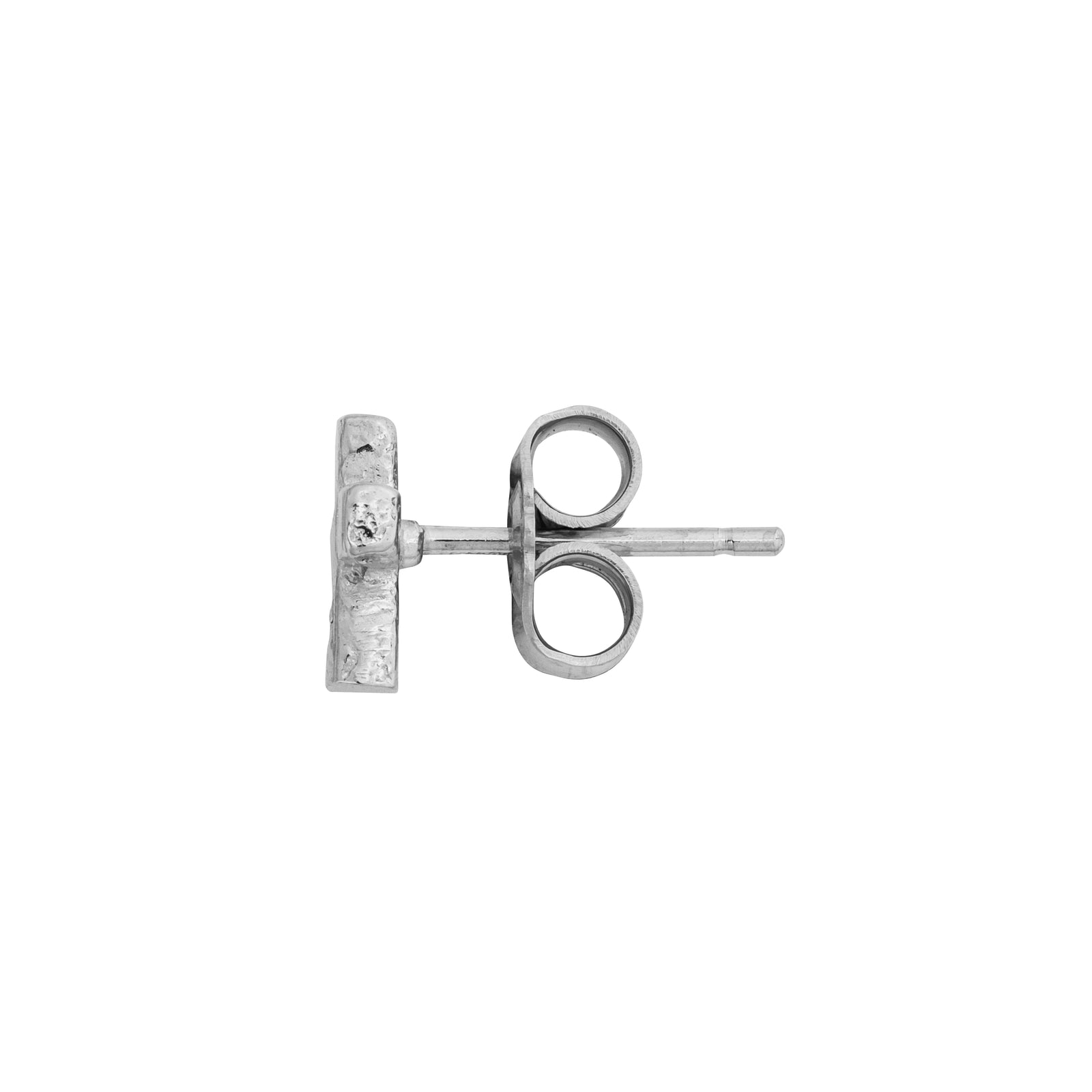 Silver Little Cross Single Ear Charm