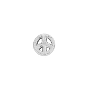 Silver Little Peace Single Ear Charm