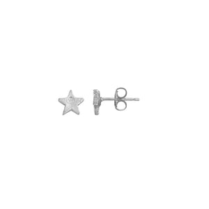 Silver Little Star Ear Stud