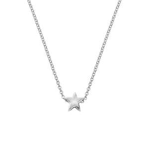 Silver Wishing Star Necklace