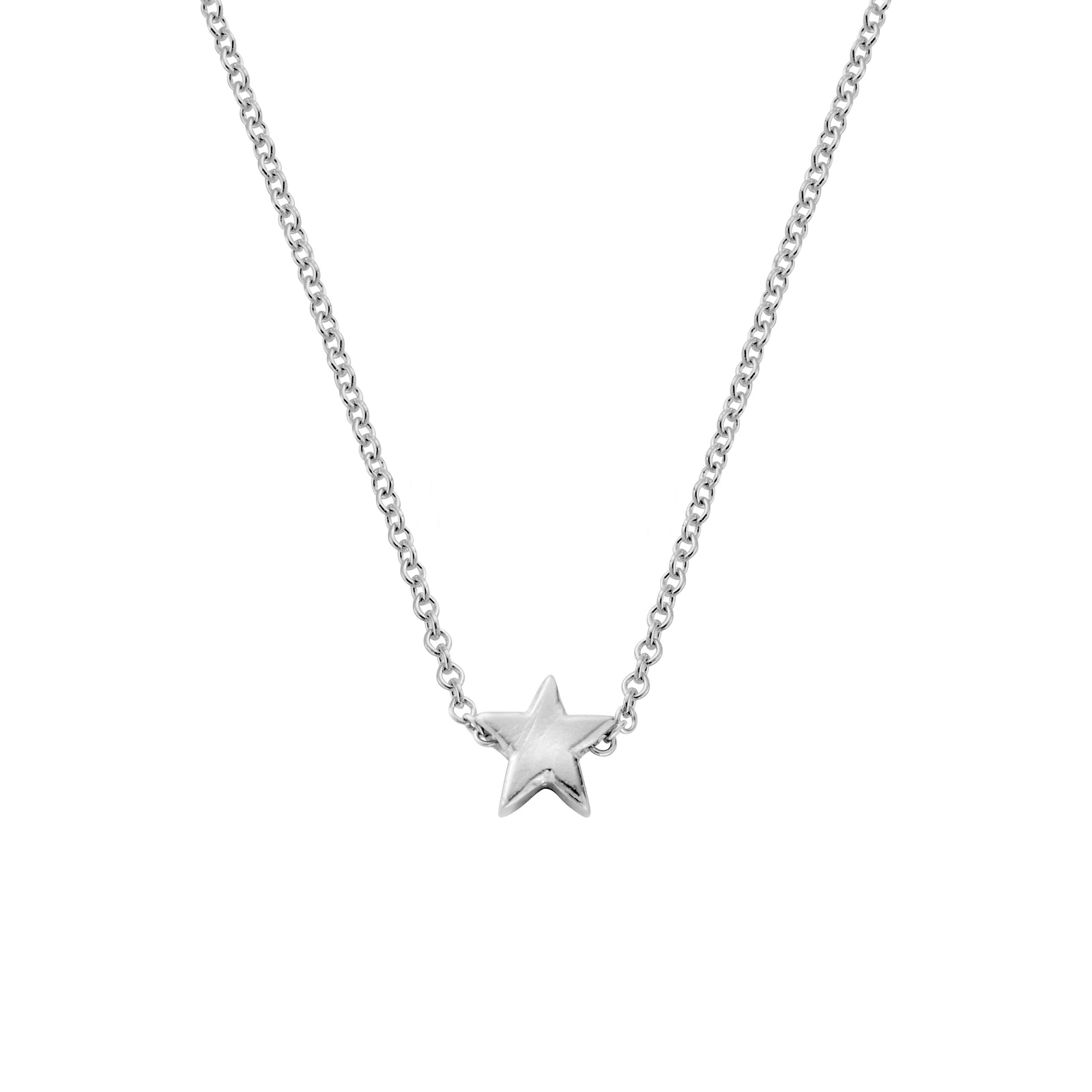 Silver Wishing Star Necklace