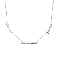 Silver 'Love Kindness Hope' Affirmation Necklace