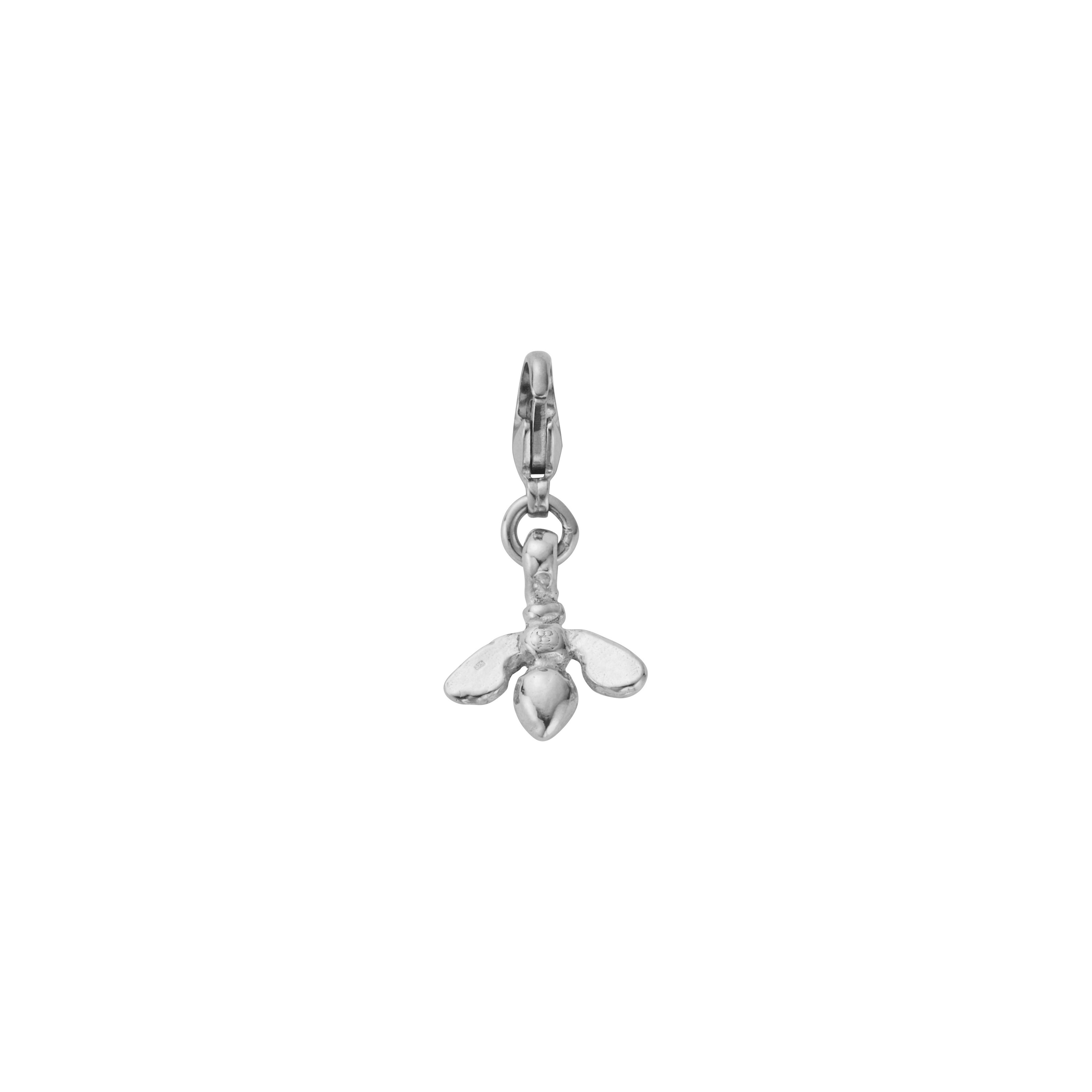 Silver Mini Honey Bee Lobster Charm