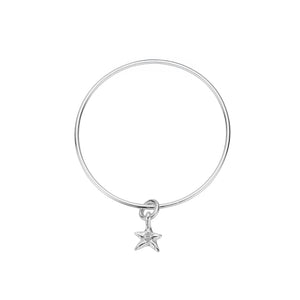 Silver Mini Star Bangle