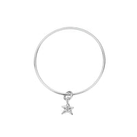 Silver Mini Star Bangle