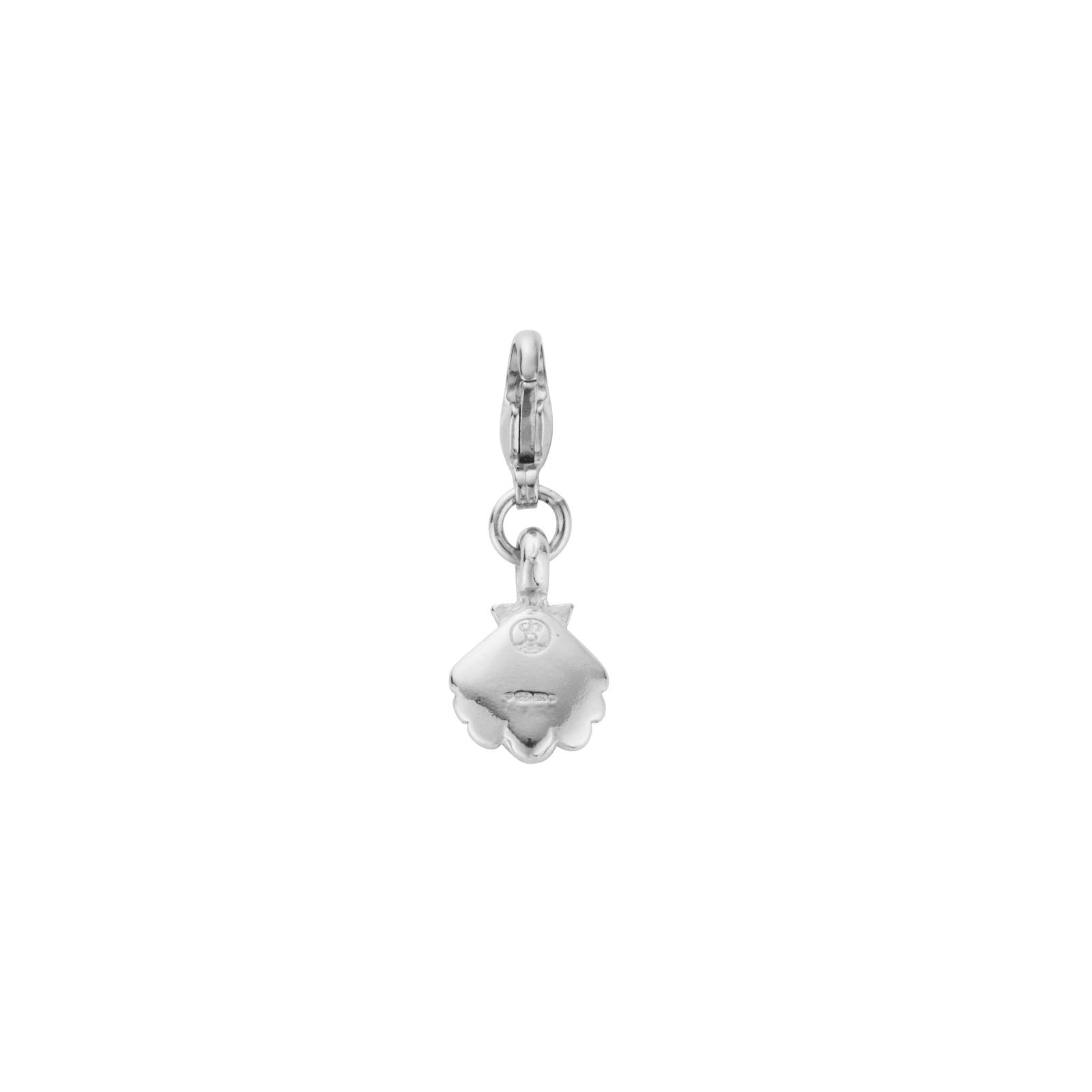 Silver Mini Scallop Shell Lobster Charm